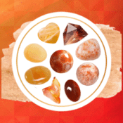 Orange Crystals Image