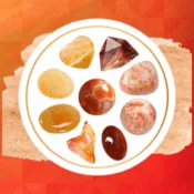 Orange Crystals Image