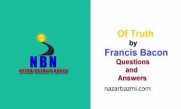 Of Truth by Francis Bacon Questions and Answers
