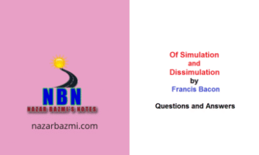 Of Simulation and Dissimulation by Francis Bacon Questions and Answers