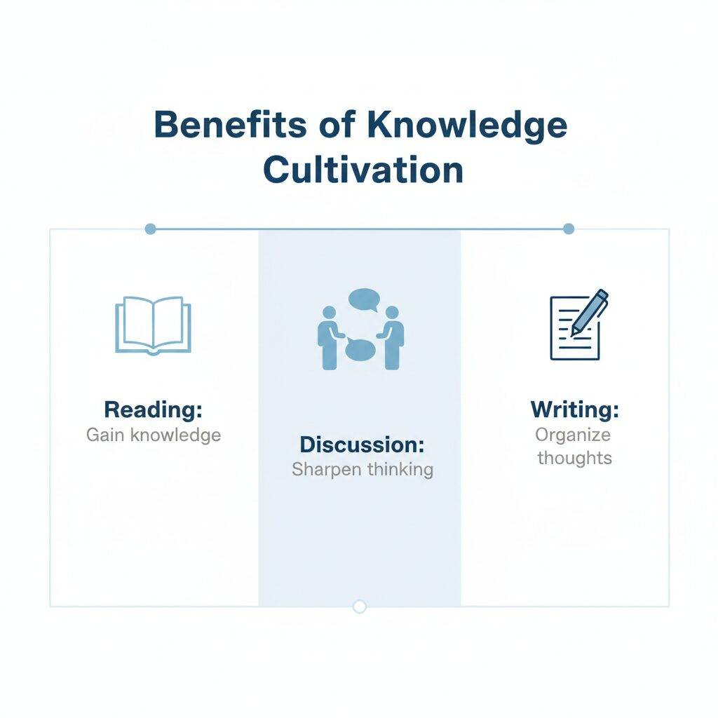 Reading, Writing and Discussion: Of Studies Summary